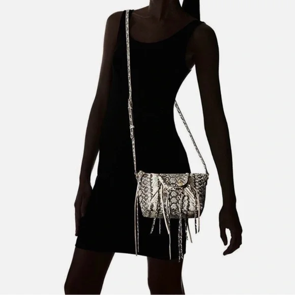 NWT Rebecca Minkoff Snake Print Satchel mini - Picture 16 of 16